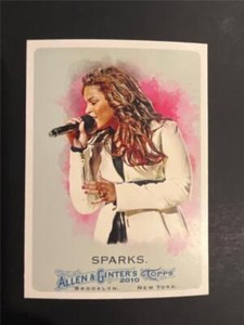 2010 Topps Allen & Ginter #216 Jordin Sparks Pop Singer American Idol