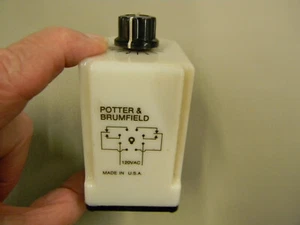 Potter & Brumfield CHB-38-70003 Time Delay Relay 120 Vac Resistive  T5 - Picture 1 of 3
