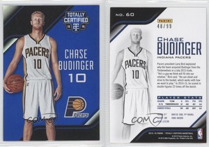 2015-16 Panini Totally Certified Mirror Blue /99 Chase Budinger #60