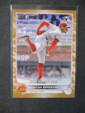 2022 Topps Update GOLD #US267 Hunter Greene Rookie Cincinnati Reds 10/25
