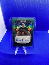2022 Prizm Draft Picks Ryan Davis RC Auto Green Prizm SP No. DP-RDA Color Match