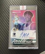 2019-20 Hoops Premium Stock Ja Morant Rookie Ink On Card Auto RC Grizzlies SSP🔥