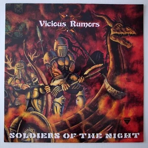 GERMANY 1985 Vicious Rumors – Soldiers Of The Night NEAR MINT LP RR 9734 - Imagen 1 de 9