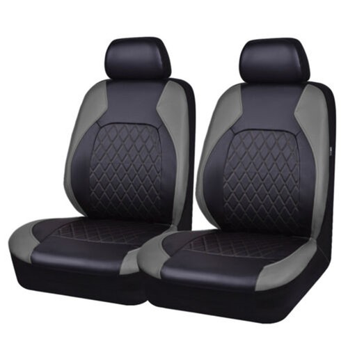 Car 2Seats Front Seat Cover Cushion PU Leather Fit For Honda Civic