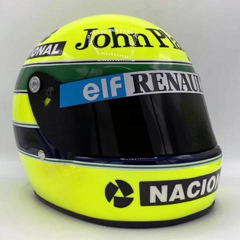 AYRTON SENNA JOHN PLAYER 1985 HELMET (SCALE 1/1) BRAND NEW FULL SIZE REPLICA Cover