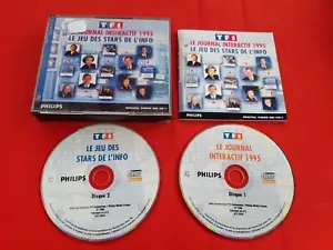 TF1 The Journal Interactive 1995 Game Star Of L' Info Cd-I CDI Philips Full FR - Picture 1 of 3