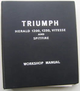 Triumph Herald Vitesse 6 Spitfire Original ring bound Workshop Manual 511243 - Picture 1 of 3
