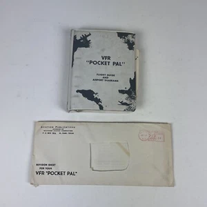 Vintage 1962 VFR “Pocket Pal” Flight Guide & Airport Diagrams W/Revision Sheets - Picture 1 of 12