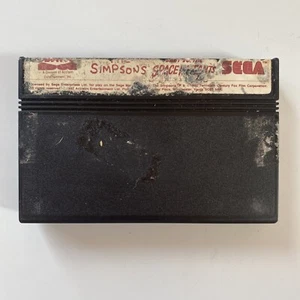 Simpsons Bart Vs The Space Mutants Sega Master System Cartridge (1992) Australia - Picture 1 of 10