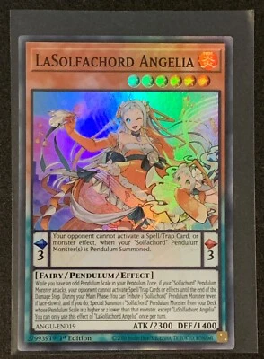 LaSolfachord Angelia ANGU-EN019 - Ultra Rare - 1st Edition - Yugioh TCG - Image 1 of 3
