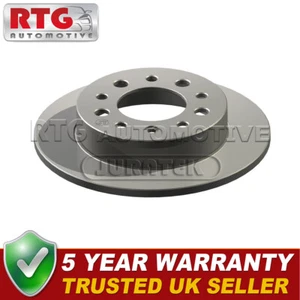 Rear 1x Brake Disc Fits Hyundai Coupe 2001-2009 Tiburon 2006-2008 1.6 2.0 2.7 - Picture 1 of 2