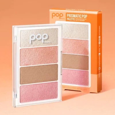 POP Beauty PRISMATIC POP PALETTE - GILDED PEACH - Ultra Light Reflecting Blush - Image 1 of 4