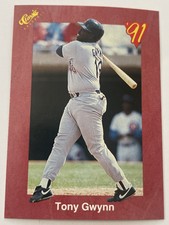 1991 Classic Tony Gwynn T93 Baseball Card San diego padres MLB Hof Free Shipping