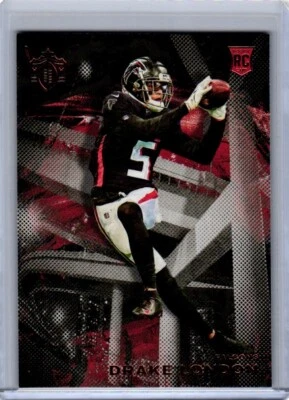 2022 Panini Chronicles - Gridiron Kings #GK-6 Drake London (RC) Red SP - Image 1 of 2