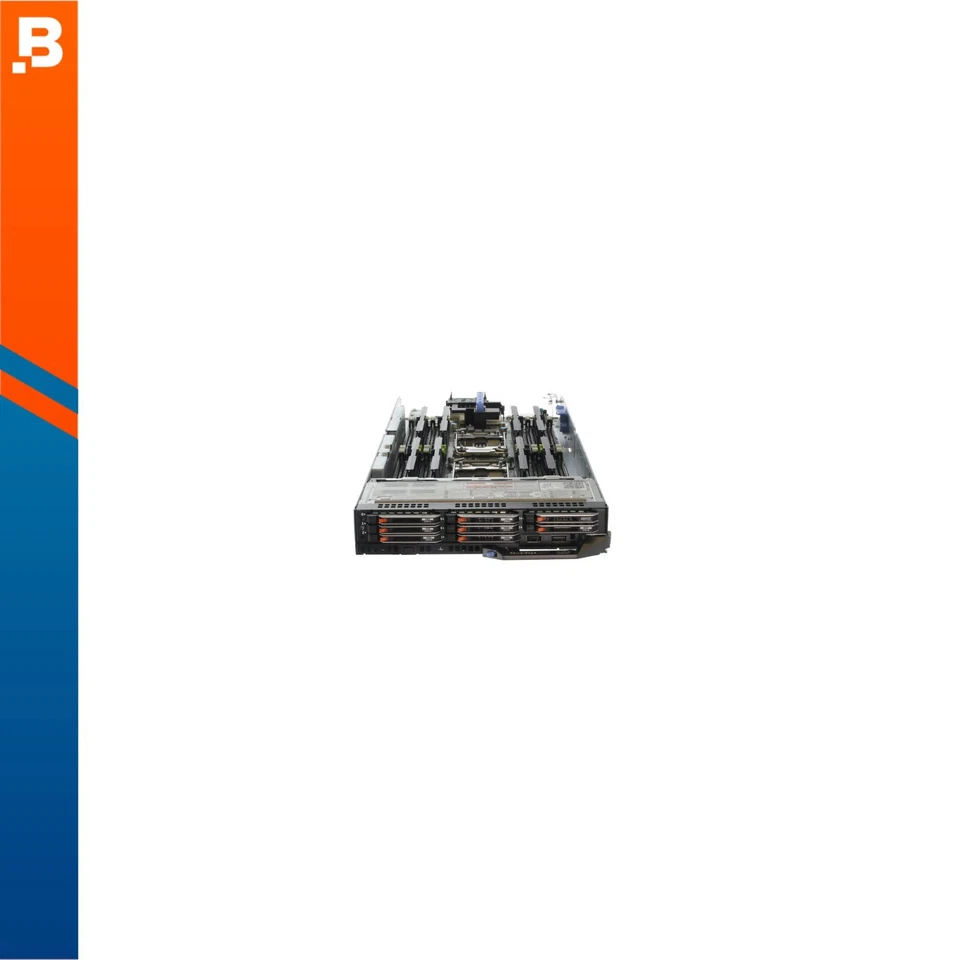 Dell PowerEdge FC630 2x 22 Core 2.2GHz E5-2699 V4 256GB 2 x 400GB 1.8" SSD H730P - Image 1 of 4