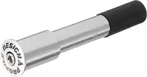 Profile Design Quill Stem Adapter 22.2/28.6 (1" to 1-1/8") Threadless Silver - Picture 1 of 1