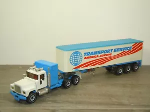 Mack Truck & Trailer Transport Service America Europe - Siku V350 Germany *70701 - Foto 1 di 7