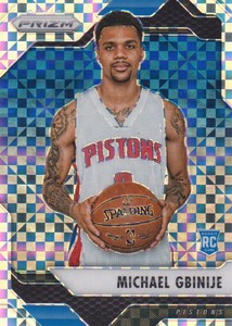 2016-17 Panini Prizm Basketball Starburst #209 Michael Gbinije
