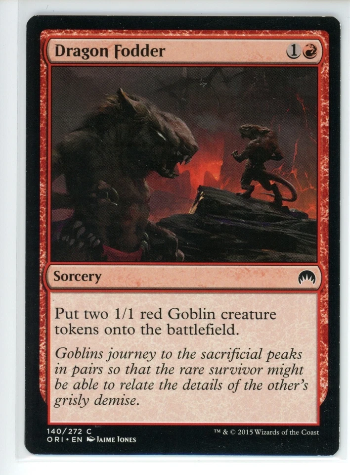 DRAGON FODDER Magic Origins #140 ORI(LP)(MTG) - Image 1 of 1