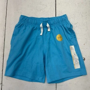 Cat & Jack Bright Blue Flexible Drawstring Boy Shorts Kids Size Small (6/7) NEW - Picture 1 of 7