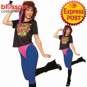 K994 Workout Diva Dance Retro Disco Olivia Newton John Costume 80s 1980s Sports - Picture 1 of 3