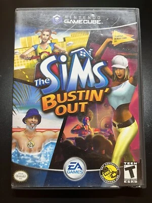 The Sims Bustin Out Nintendo GameCube 2003 Complete with Manual  - Image 1 of 4