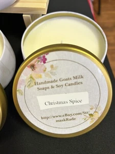 Handgegossene Soja Kerze - WEIHNACHTSGEWÜRZ - Bild 1 von 1