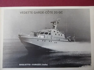 2/1975 PUB CANTIERI BAGLIETTO VARAZZE ITALIA VEDETTE GARDE-CÔTE ORIGINAL AD - Picture 1 of 2