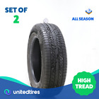 Set of (2) Used 225/65R17 General Altimax RT45 102T - 9/32