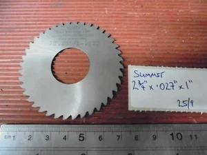 Cortador de fresado horizontal 2 3/4"" x 0,027"" x 1"" hecho por Summit - Imagen 1 de 3