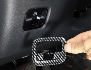 For Benz GLC X254 2023-24 ABS Carbon Fiber Electronic Handbrake Decorative Frame - Picture 1 of 8