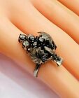 Antique Victorian Gold Grape Style Ring /Black Star Sapphires-Please Read!