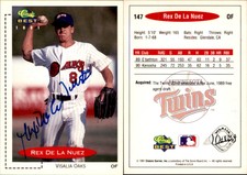 Rex De La Nuez Signed 1991 Classic Best #147 Card Auto