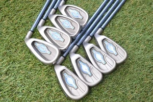 Ladies Callaway Big Bertha X-12 Iron Set 5-9 Pw Aw Sw 8pc RH Graphite Women Golf - Picture 1 of 17
