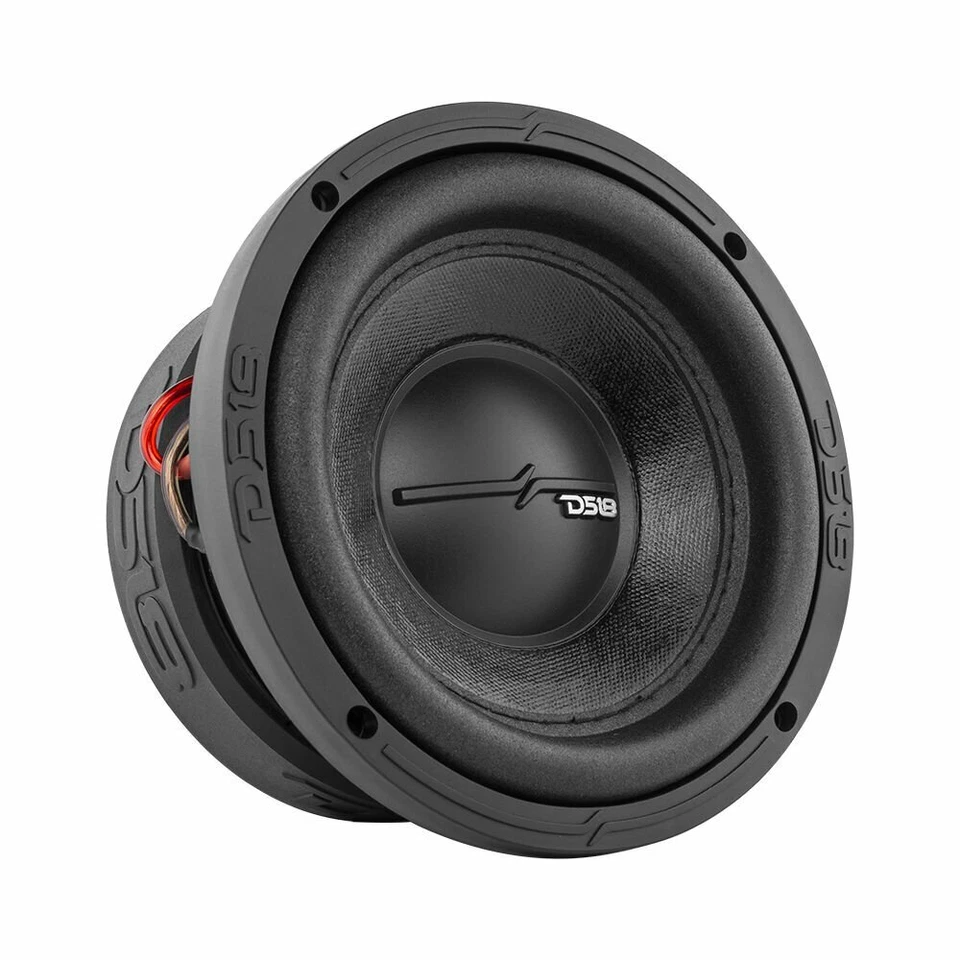 DS18 ZR6.4D Elite-Z 6 Inch Car Audio Subwoofer 600W Watts Dual Voice Coil 4-O...