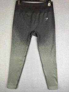 Gymshark ADAPT OMBRE LEGGINGS SIN COSTURAS negro gris talla L B1A2L - Imagen 1 de 12