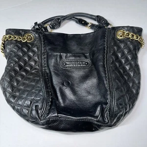 Juicy Couture Women's Black Brogue Leather Duchess Tote Bag - Picture 1 of 10