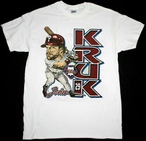 Philadelphia Phillies T Shirt Vintage 90s MLB John Kruk Caricature Gift for fan Cover
