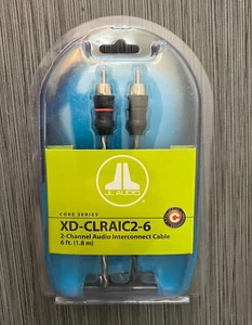 JL AUDIO XD-CLRAIC2-6 2-Channel 6ft Amp Audio Interconnect Cable RCA NEW - Picture 1 of 7