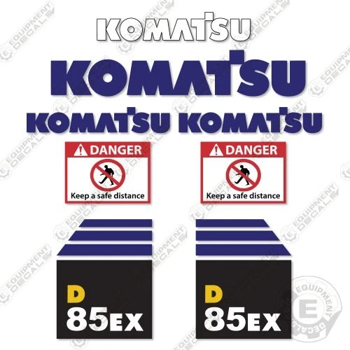 Se adapta a Komatsu D85EX-15 Kit de calcomanías topadora - 7 AÑOS EXTERIOR 3M VINILO! Foto 1 de 1