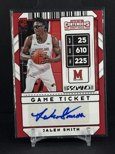 Jalen Smith AUTO 2020 Panini Contenders Draft Picks #96b Game Ticket Red - Picture 1 of 2
