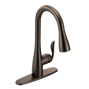 Moen Arbor 7594ORB One-Handle High Arc Pulldown Kitchen Faucet - Oil Rubbed Bron - Picture 1 of 4