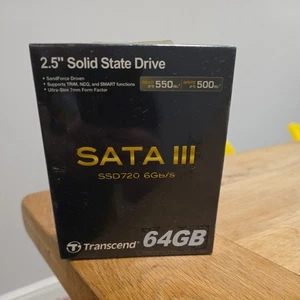 Disque SSD 2.5" 64Go SATA III Solid State Drive Transcend scellé - Photo 1/2