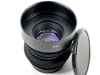 Canon EF Anamorphic Purple Helios 44-2 58mm f/2 Cine Mod | Canon EF Mount Cinema - Image 1 of 4