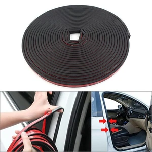 Trim Rubber Strip 33FT B-Shape Universal Door Edge Seal Hollow Weather-strip Car - Foto 1 di 11