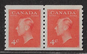 Canada Stamps — Pair — 1951, King George VI #310 MNH — Ref 1935 - Picture 1 of 2