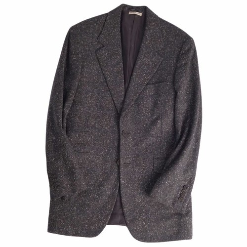 HERMÈS Hermes giacca vintage sartoriale check lana cashmere tweed uomo 46 usata MOLO 0