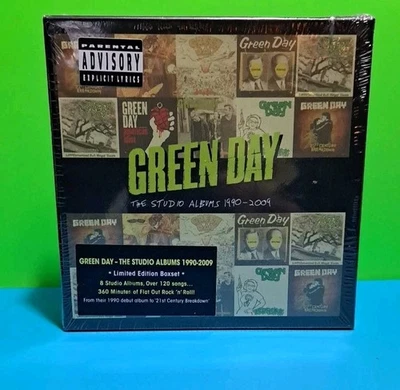 Green Day : The Studio Albums: 1990-2009 CD Box Set 8 discs (2012) New Sealed Foto 1 de 3