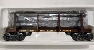 K Line Western Depot K663-80278 Diecast O West Side Lumber Skeleton Log Car - Picture 1 of 3