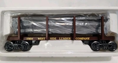 K Line Western Depot K663-80278 Diecast O West Side Lumber Skeleton Log Car - Image 1 of 3